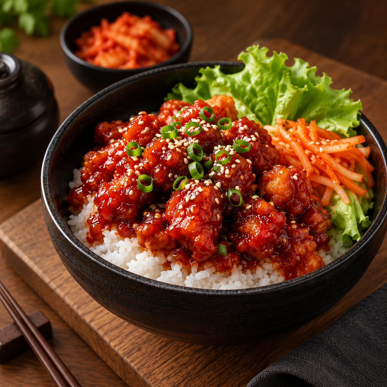 Korean Spicy Chicken Rice
