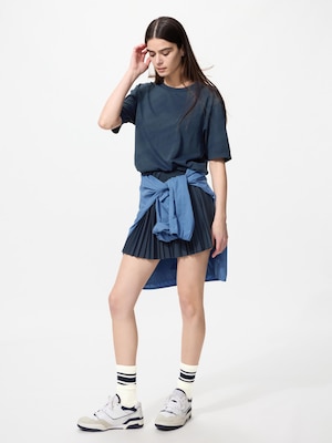Volume-Sleeve Mini Dress