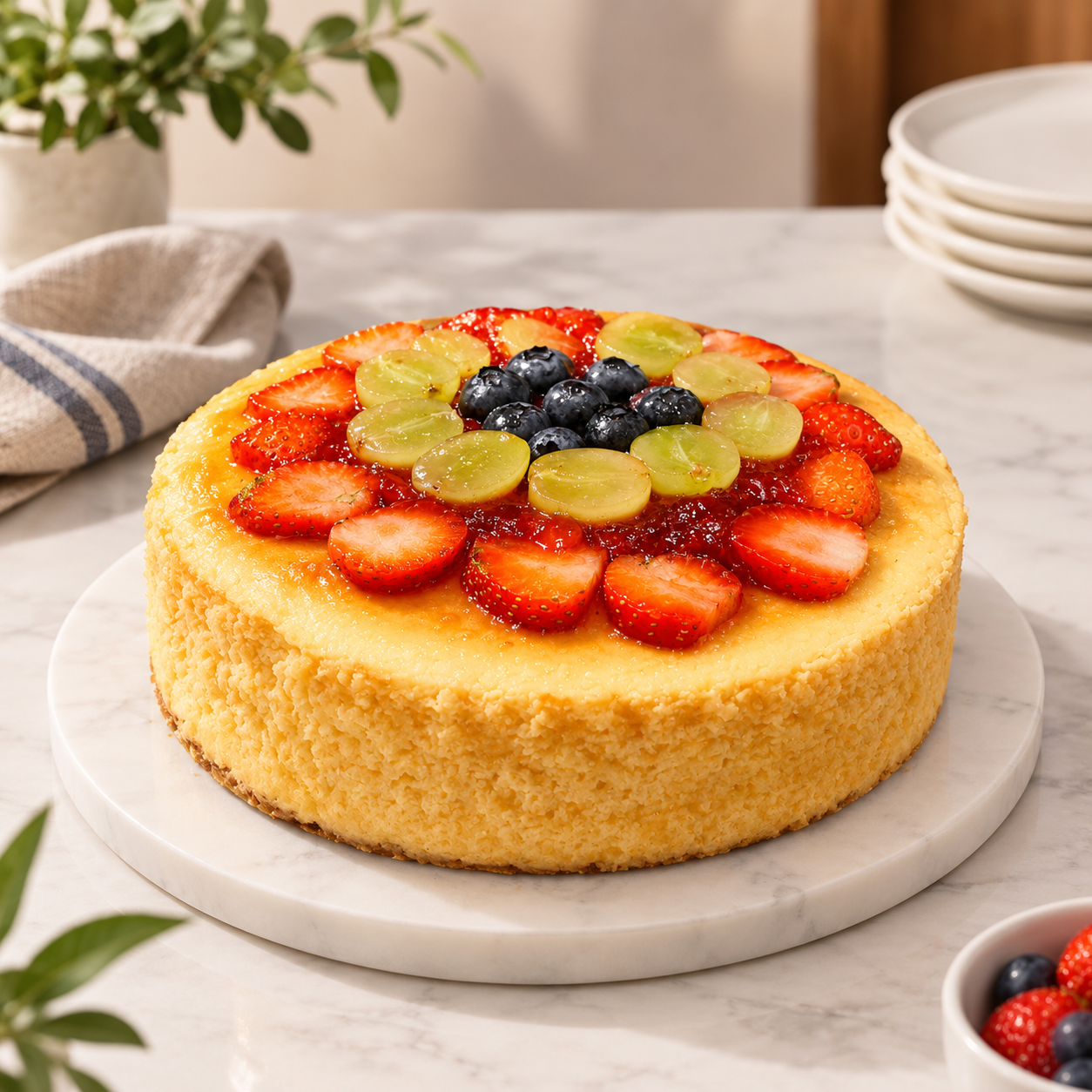 New York Cheesecake with Berries