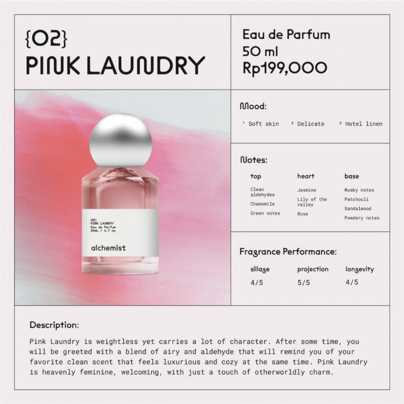 02 Pink Laundry Eau De Parfum