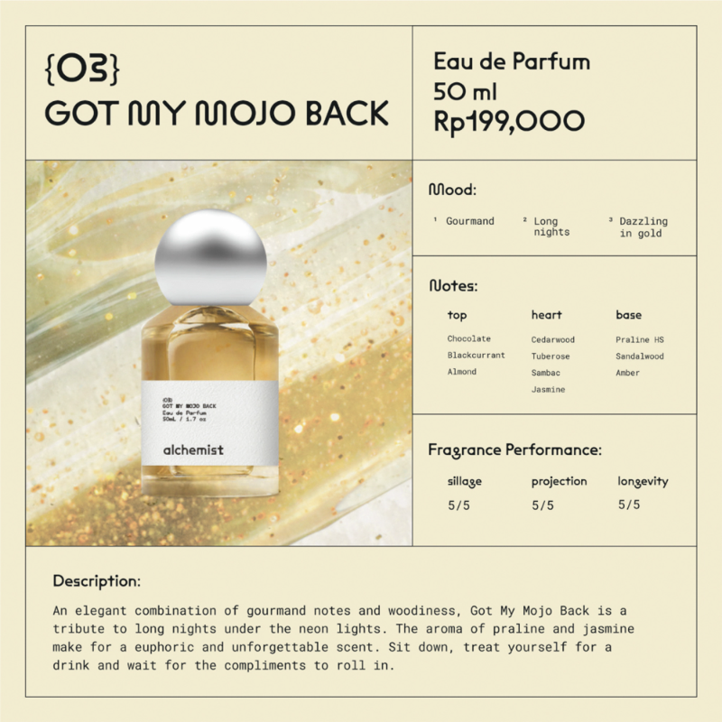 03 Got My Mojo Back Eau De Parfum - Parfum Elegan & Adiktif
