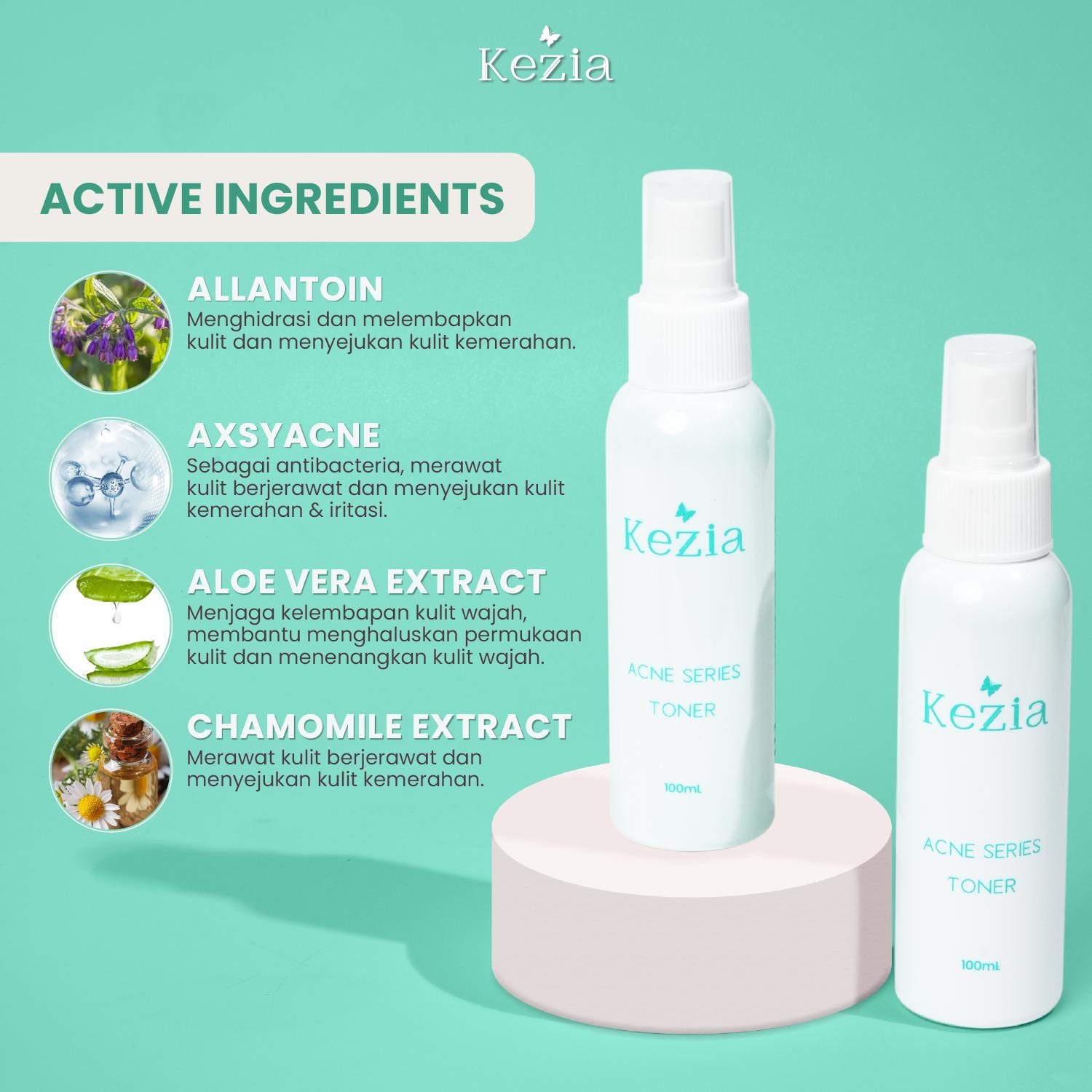 KEZIA Beauty - Toner ACNE NEW SERIES (100 ML)