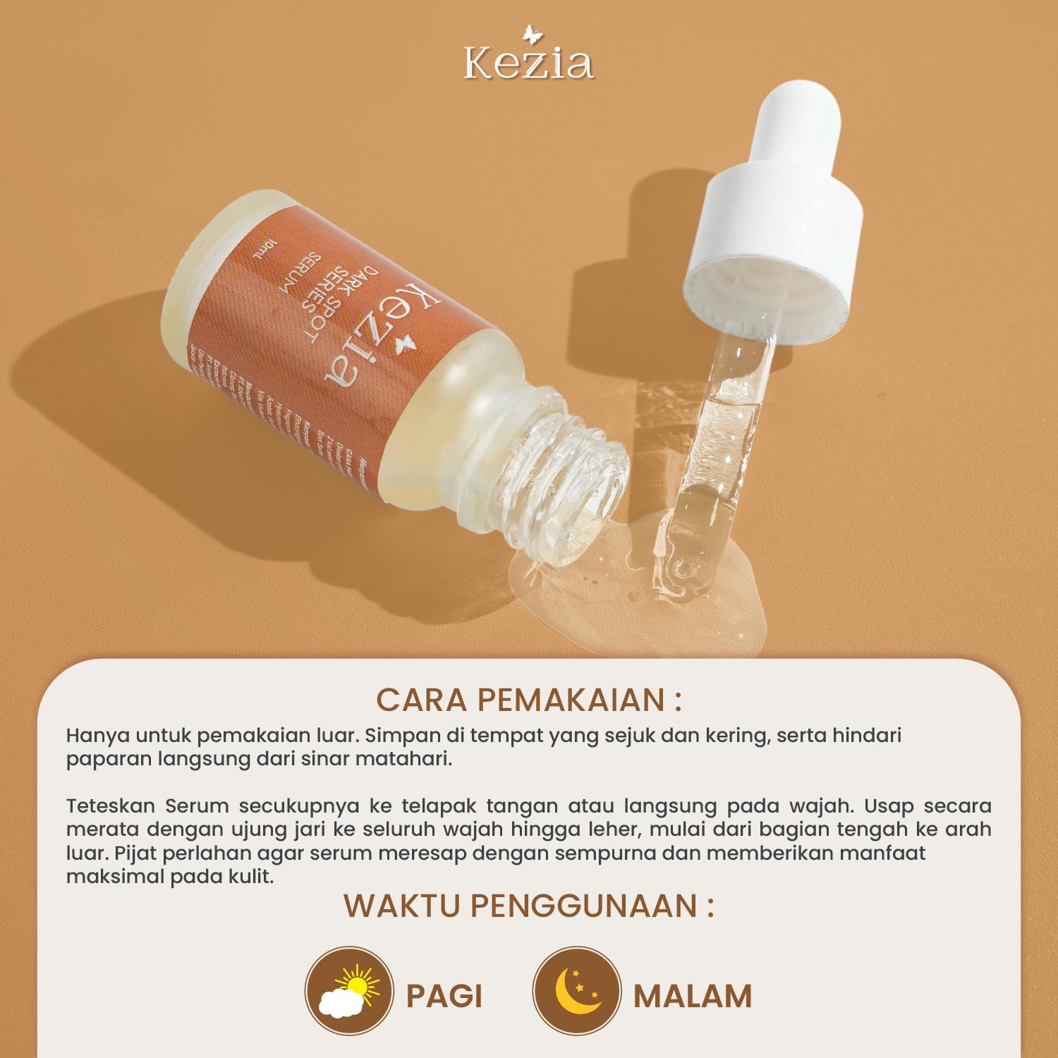 KEZIA Beauty NEW Dark Spot Serum - Serum Samarkan Flek Hitam