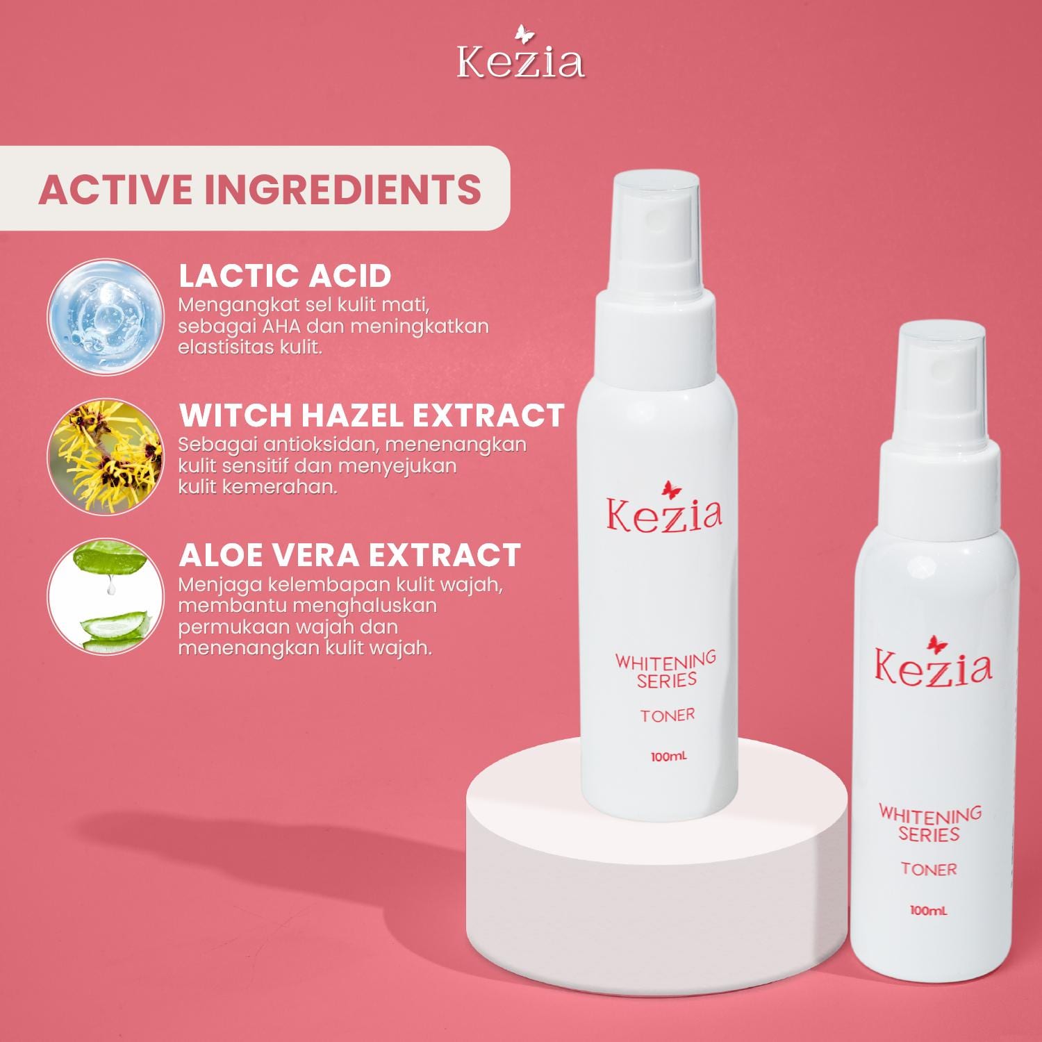KEZIA Beauty - Toner Whitening NEW SERIES