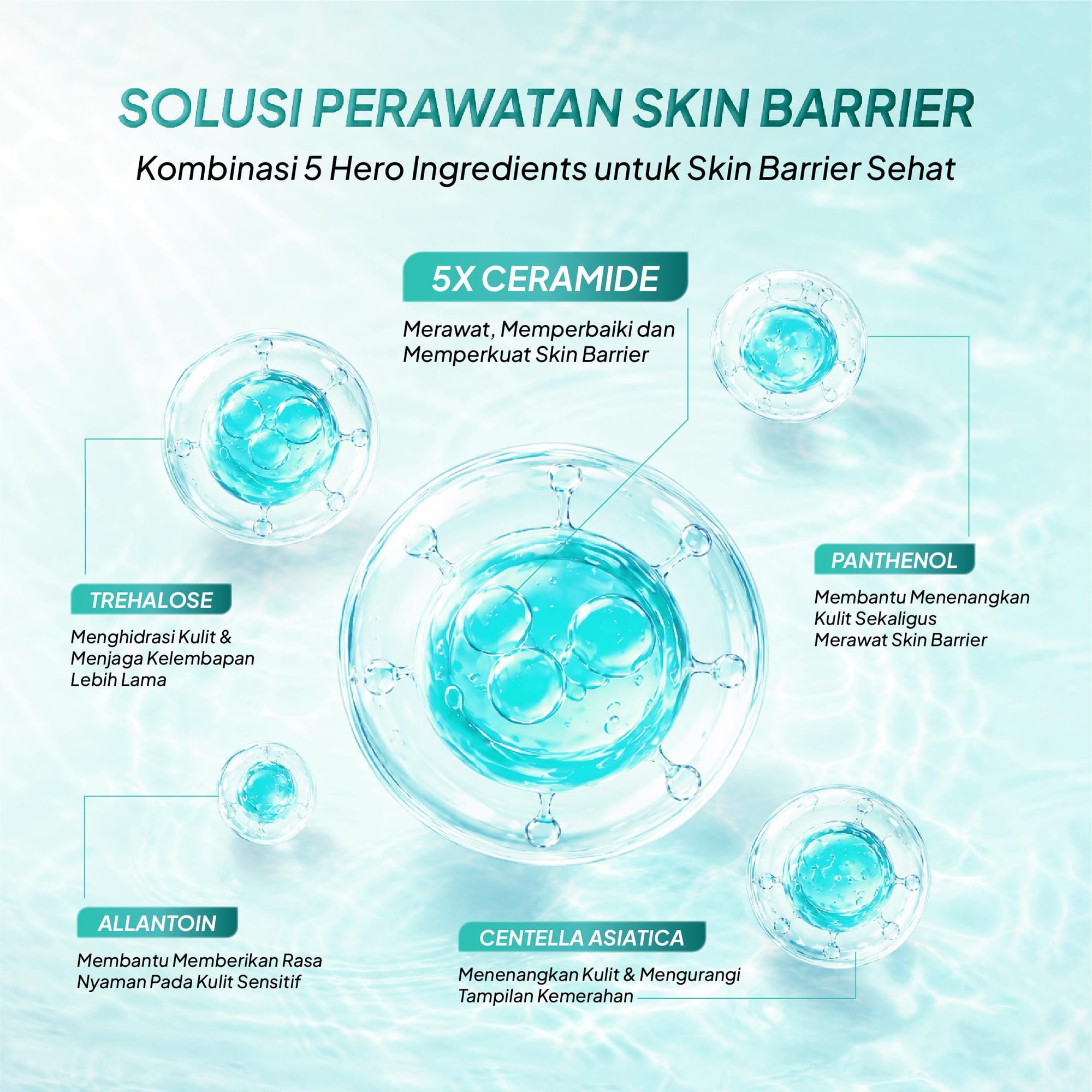 KEZIA Beauty - 5X Ceramide Rescue Serum 10ml (FREE 1 CLOUD PADS)