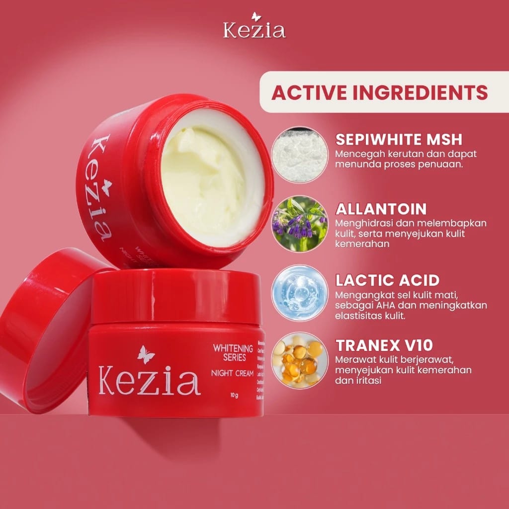 KEZIA Beauty - WHITENING PACKAGE SERIES (FREE 2 SR ACNE+1 NC ACNE+1 CLOUD PADS)