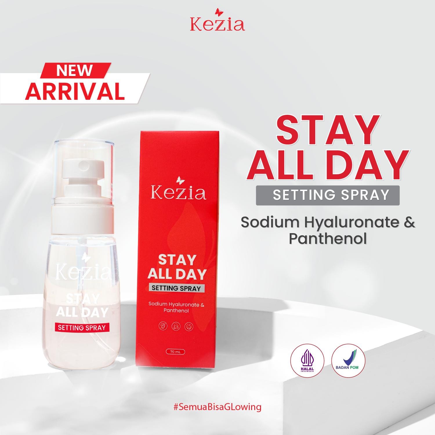 KEZIA Beauty - Stay All Day Setting Spray 70ml 