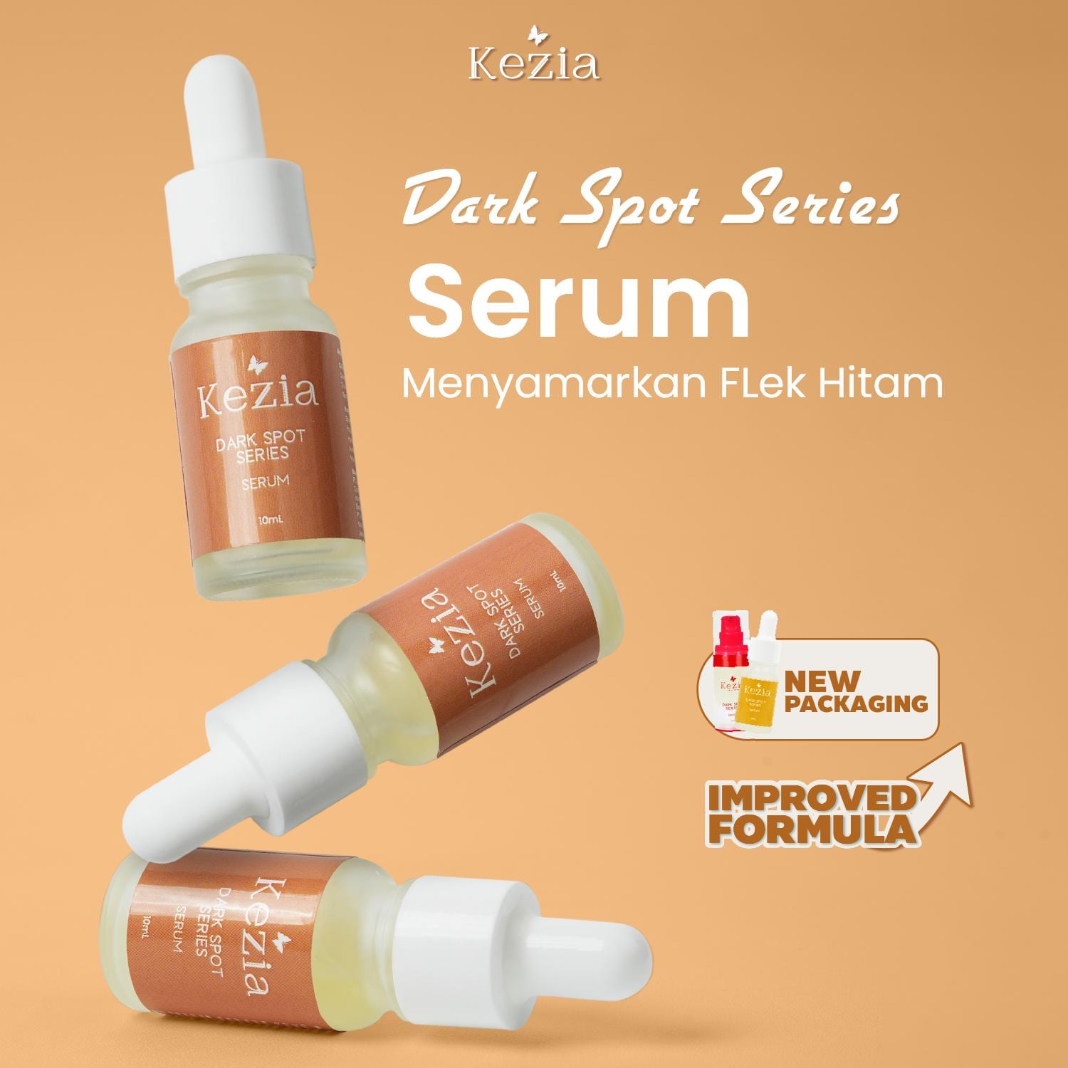 KEZIA Beauty NEW Dark Spot Serum - Serum Samarkan Flek Hitam