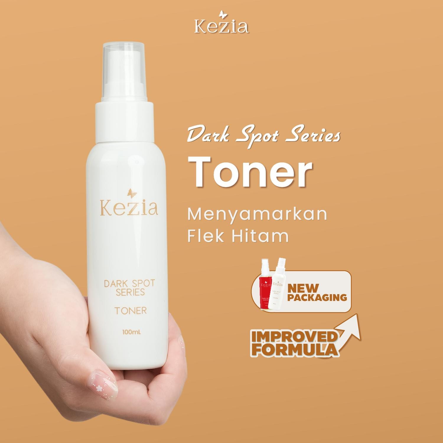 KEZIA Beauty Toner Dark Spot - New Toner Menyamarkan Flek Hitam
