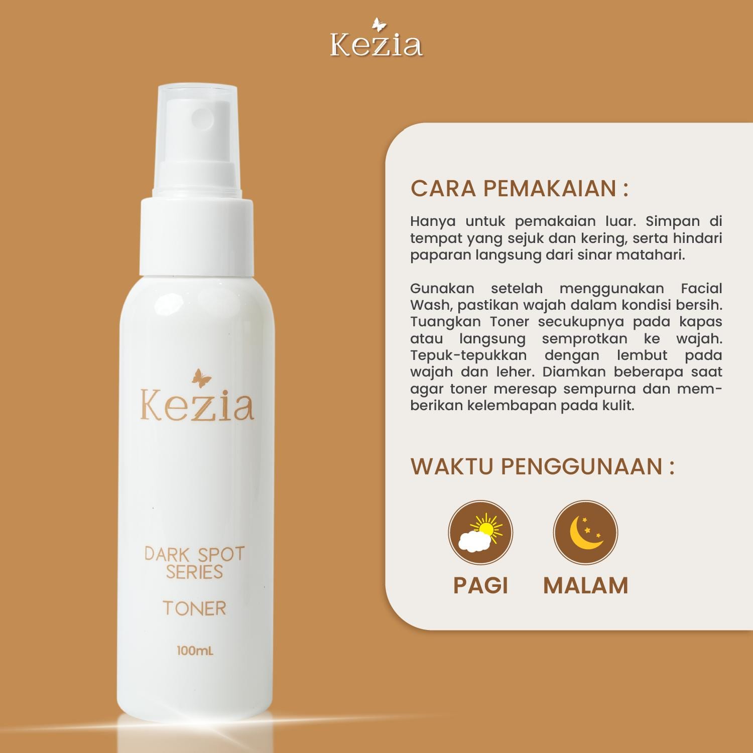 KEZIA Beauty Toner Dark Spot - New Toner Menyamarkan Flek Hitam