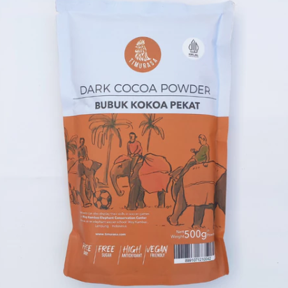 Dark Cocoa Powder Premium Timurasa 500 dan 125 gr