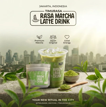 Matcha Latte Drink isi 5 Sachet Timurasa