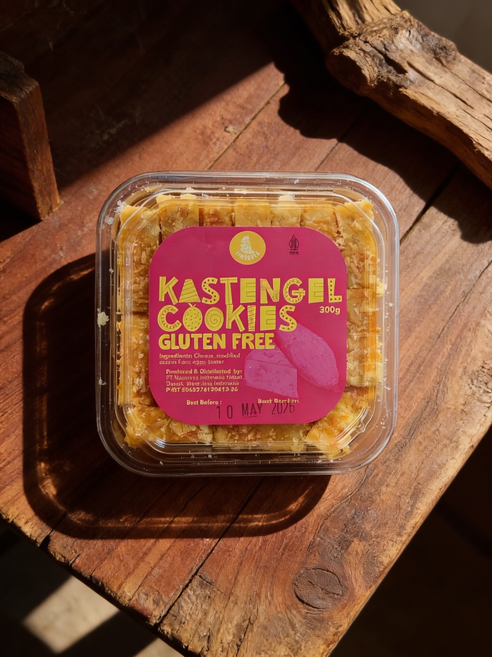 Kastengel Keju Gluten Free Tepung Mocaf 300 gr