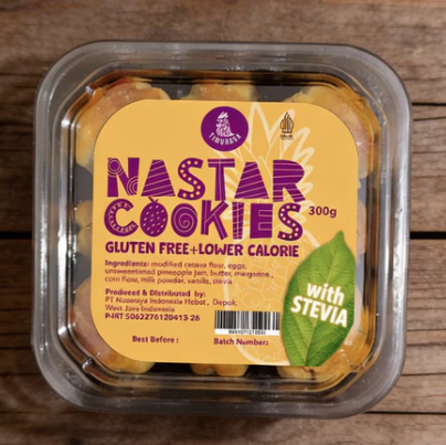 Nastar Cookies Gluten Free - Tepung Mokaf + Stevia 300 gram