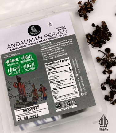 Andaliman Merica Batak Asli Timurasa 20g