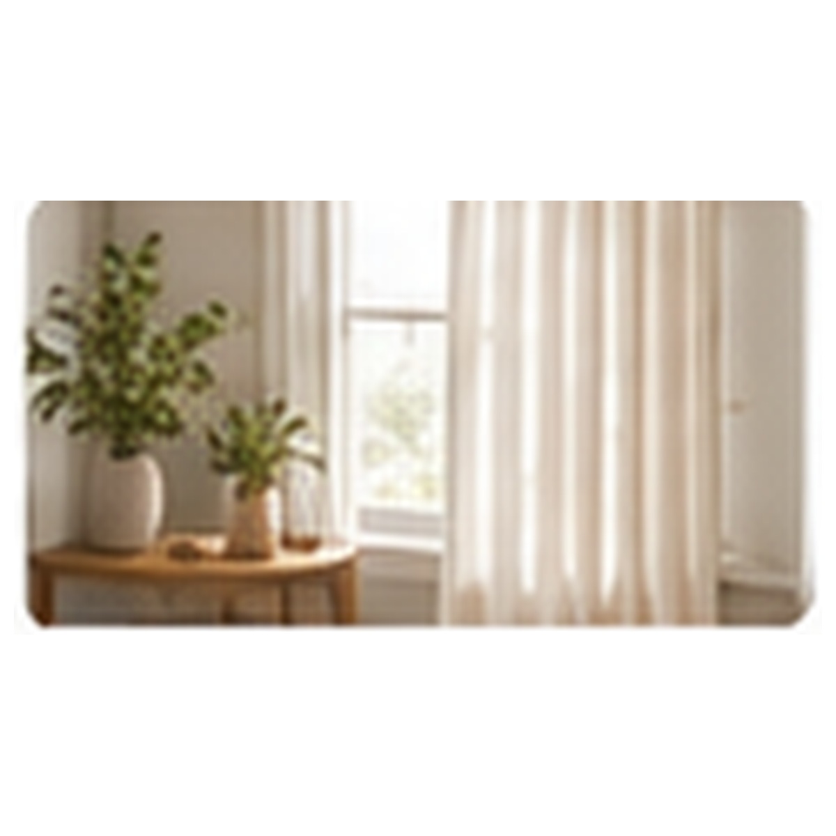 Linen Curtain Panel