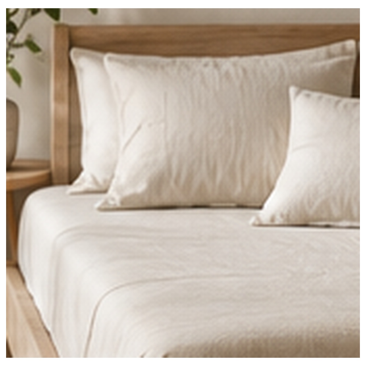 Linen Bed Sheet Set