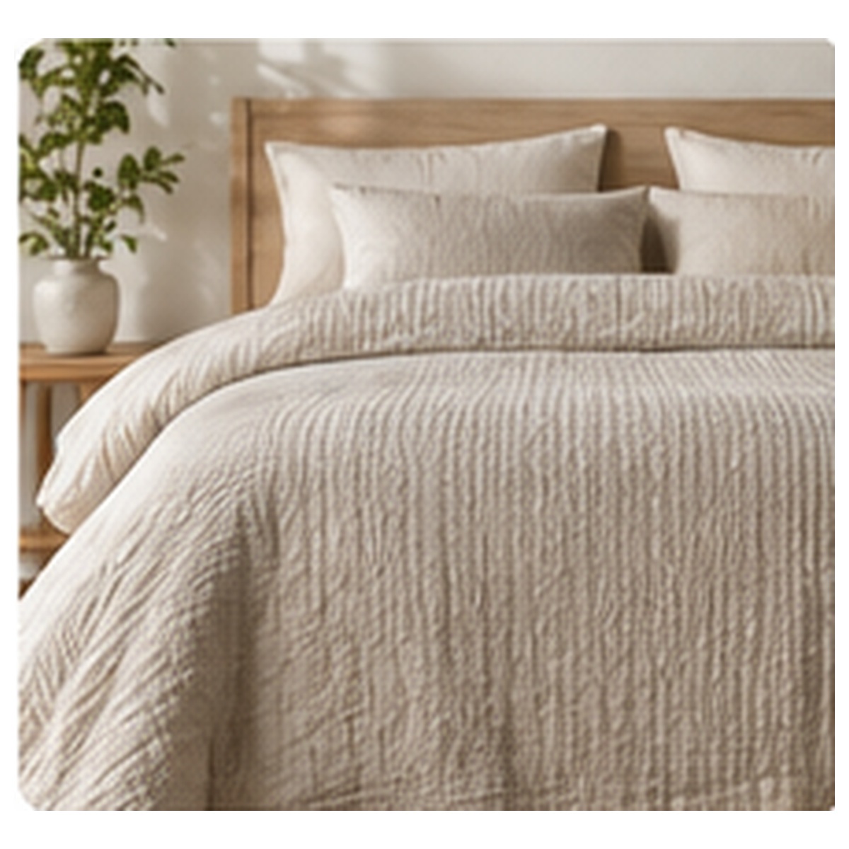 Linen Quilt Set