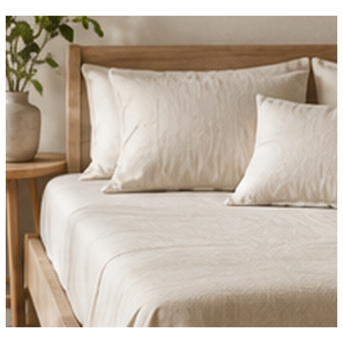 Linen Bed Sheet Set