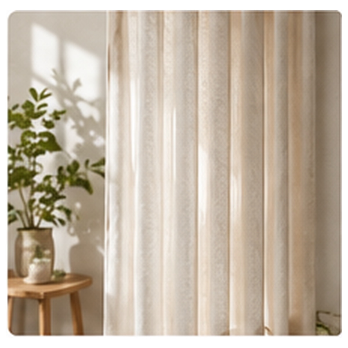 Linen Curtain Panel