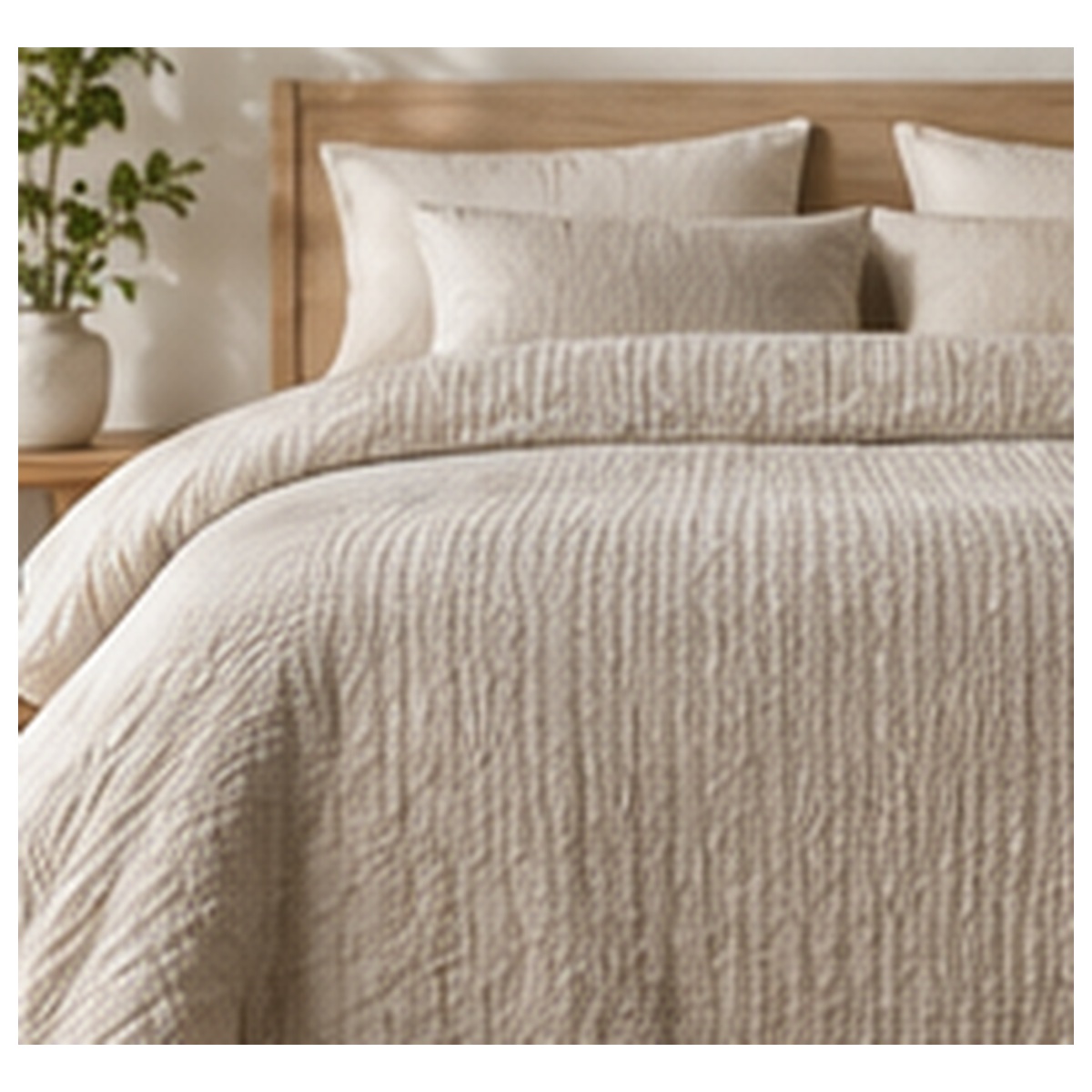 Linen Quilt Set