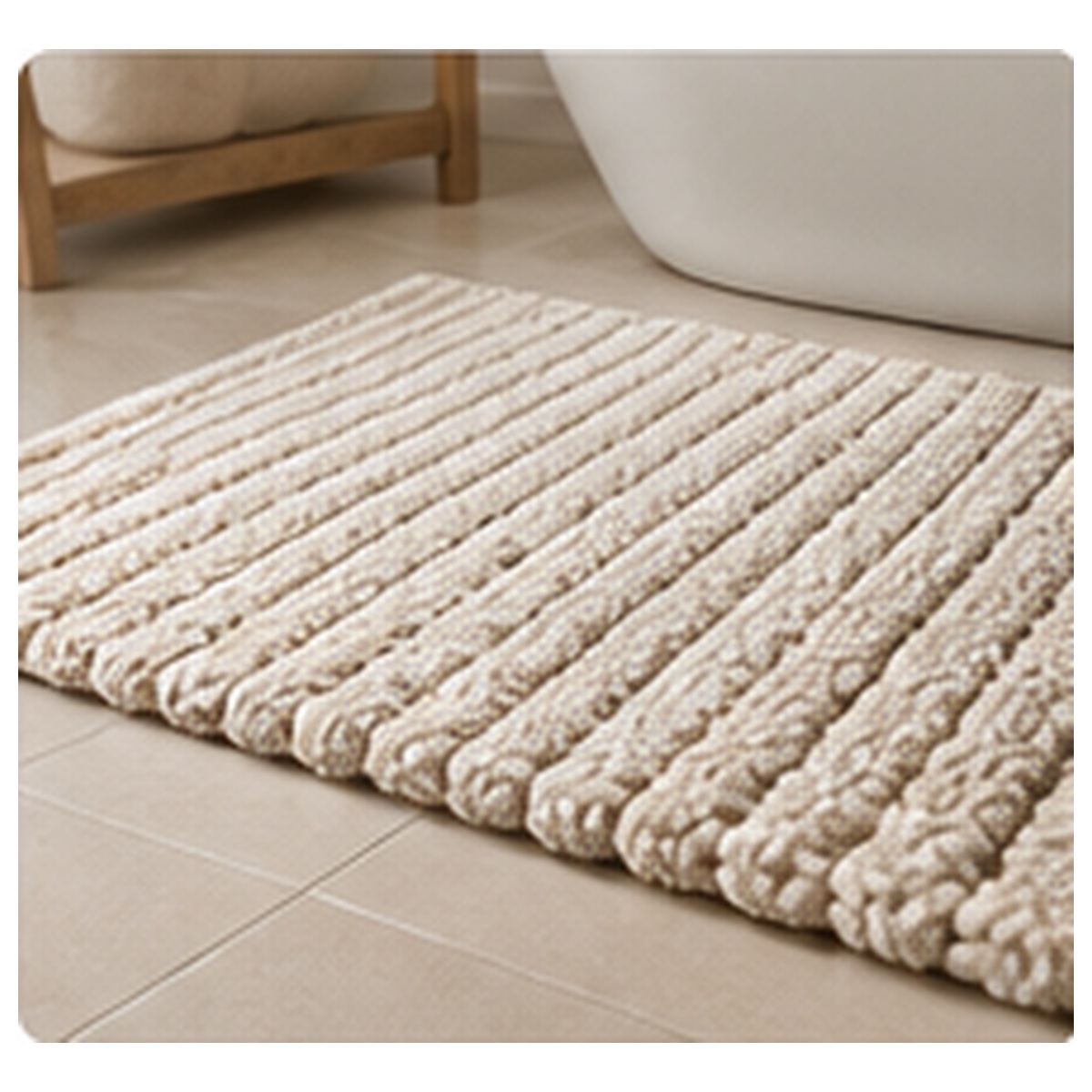 Linen Bath Mat