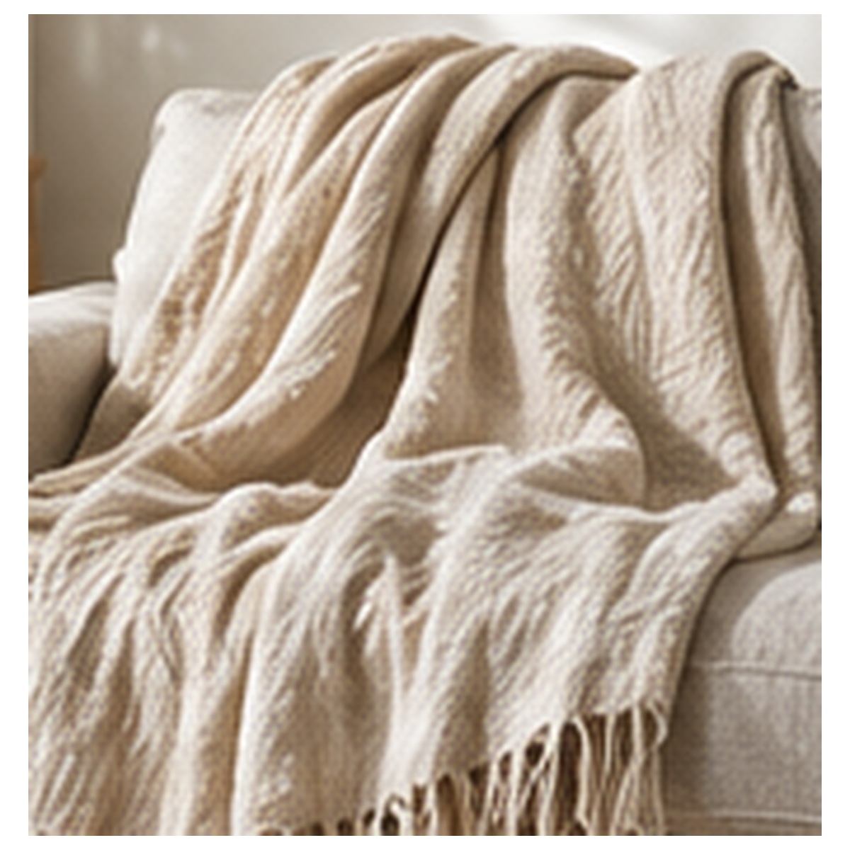 Linen Throw Blanket