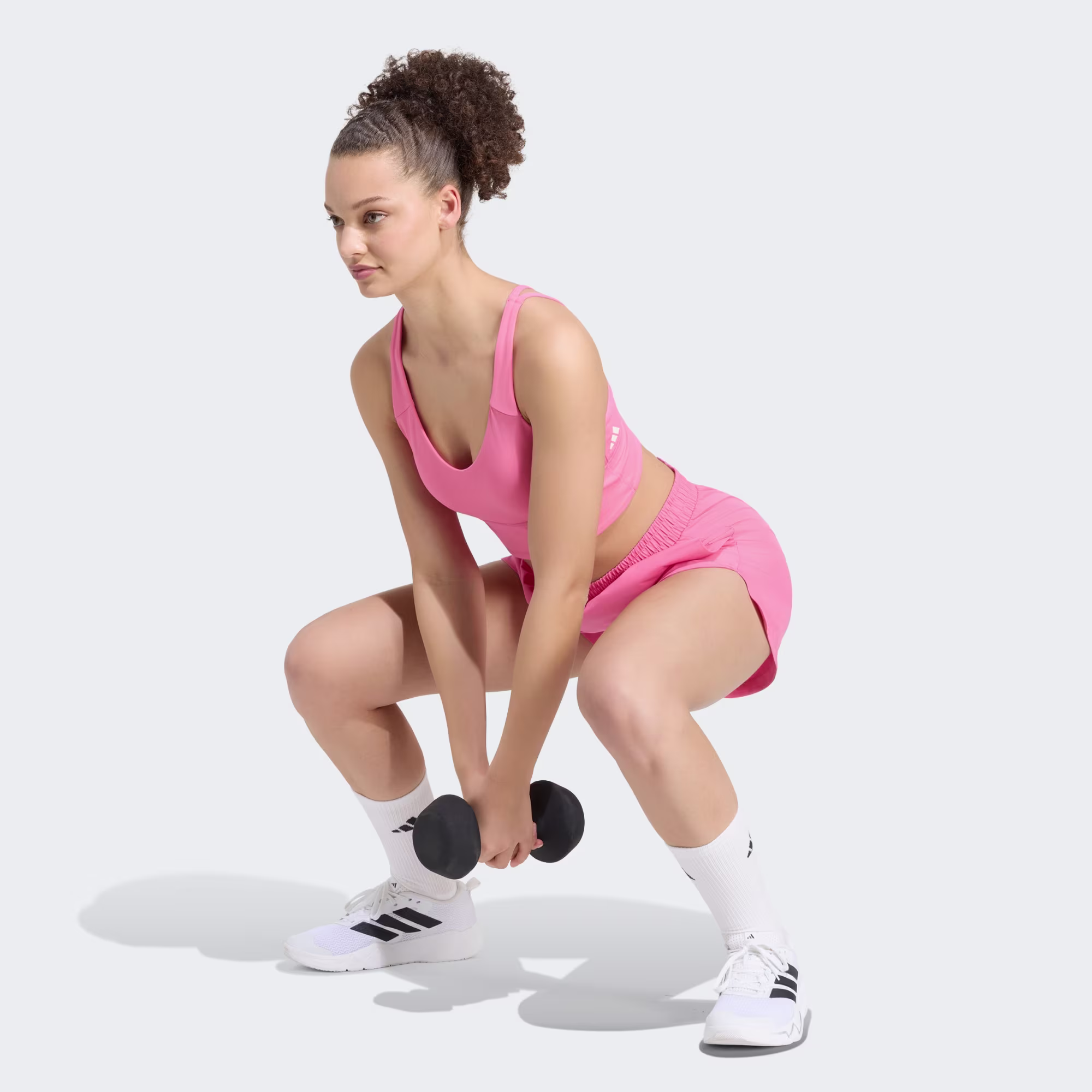 3 Stripes Studio All Me Light Support Bra - PINK