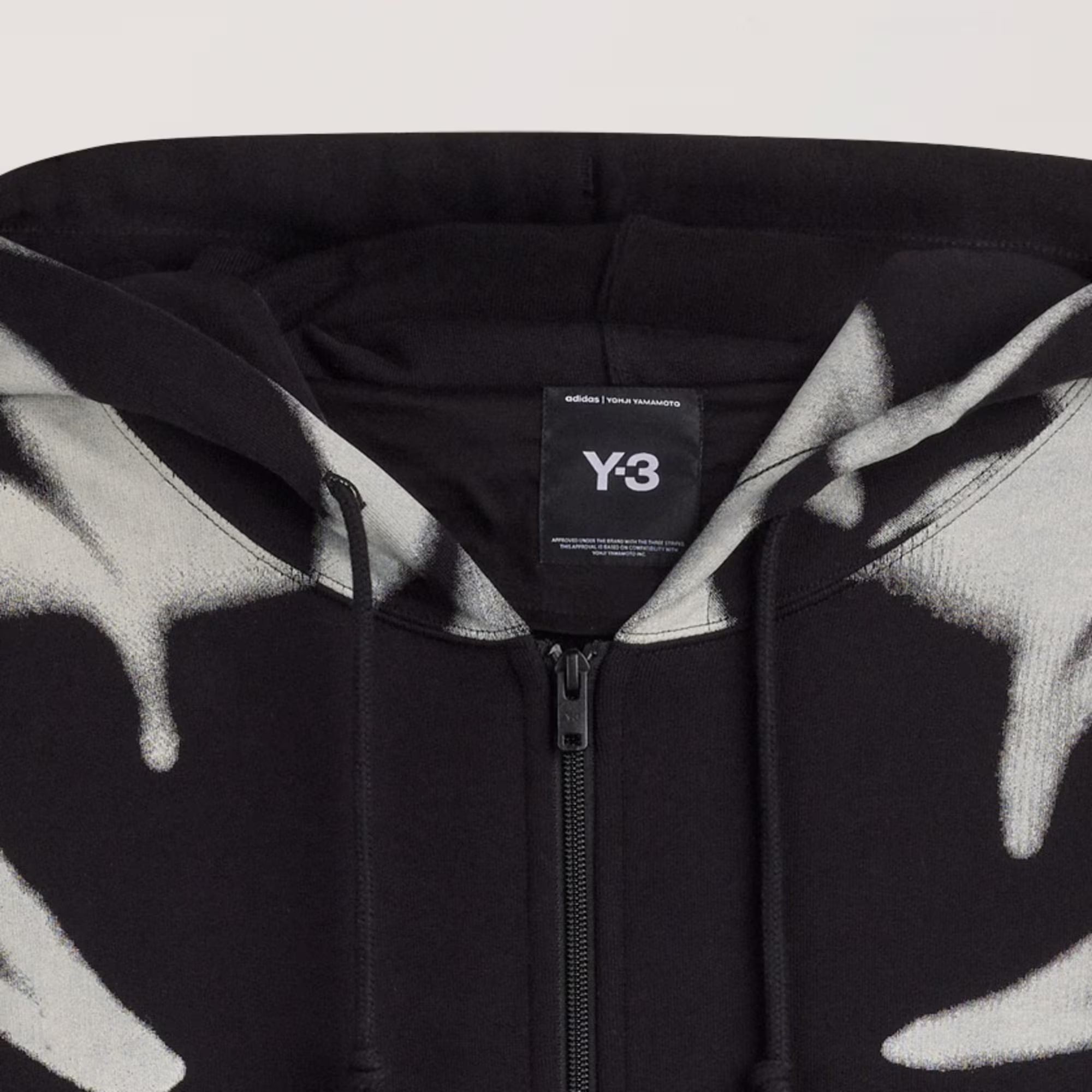 Y-3 CHITO GRAPHIC FRENCH TERRY ZIP HOODIE