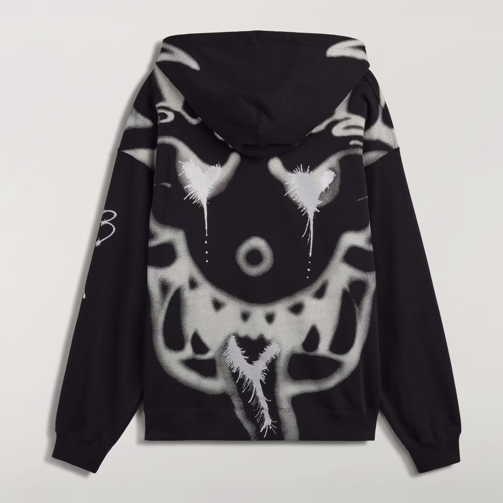 Y-3 CHITO GRAPHIC FRENCH TERRY ZIP HOODIE