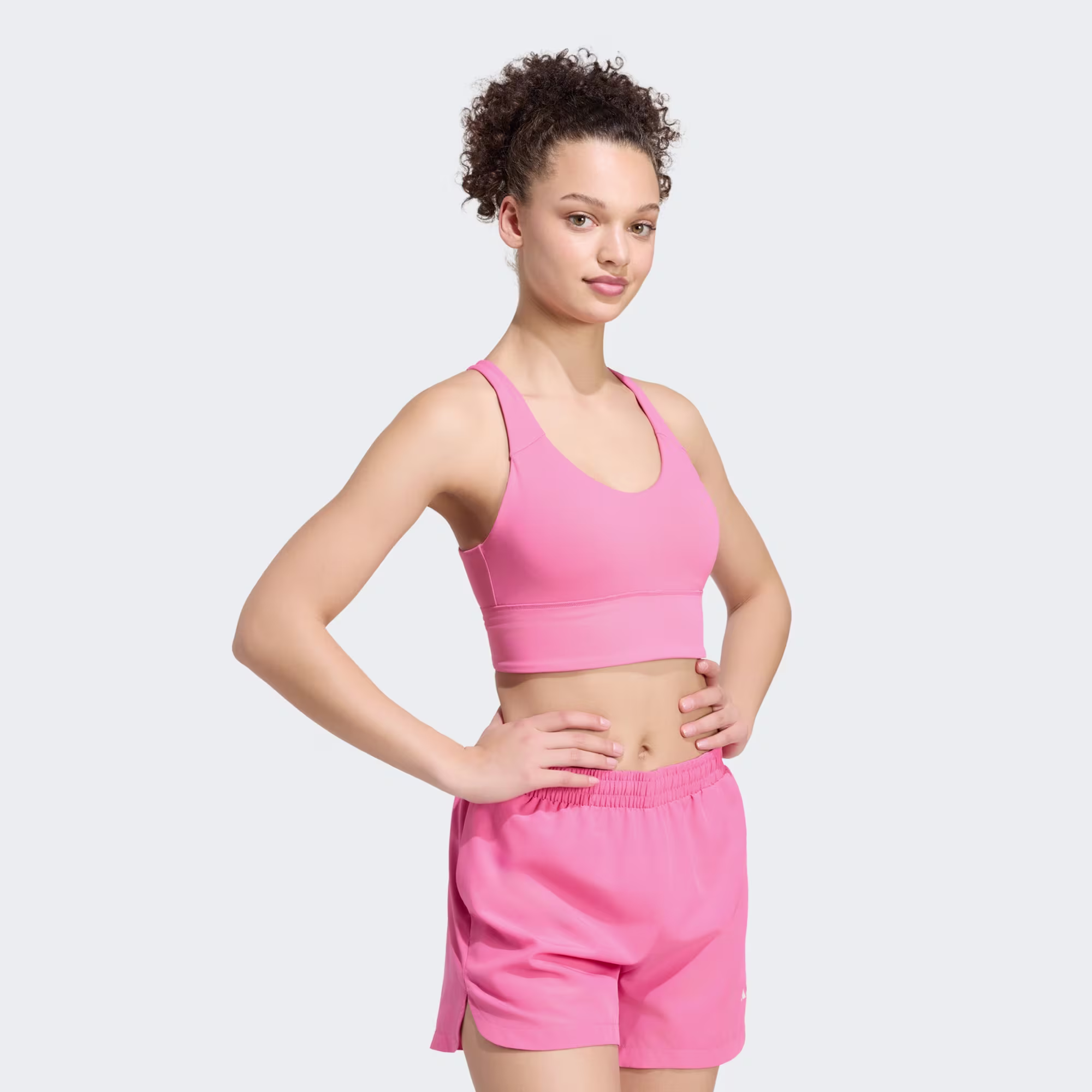 3 Stripes Studio All Me Light Support Bra - PINK