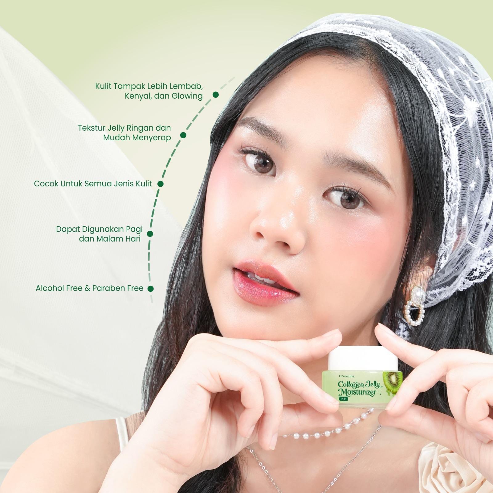LUMIWHITE – Collagen Jelly Moisturizer 20gr (FREE 1 CLOUD PADS)