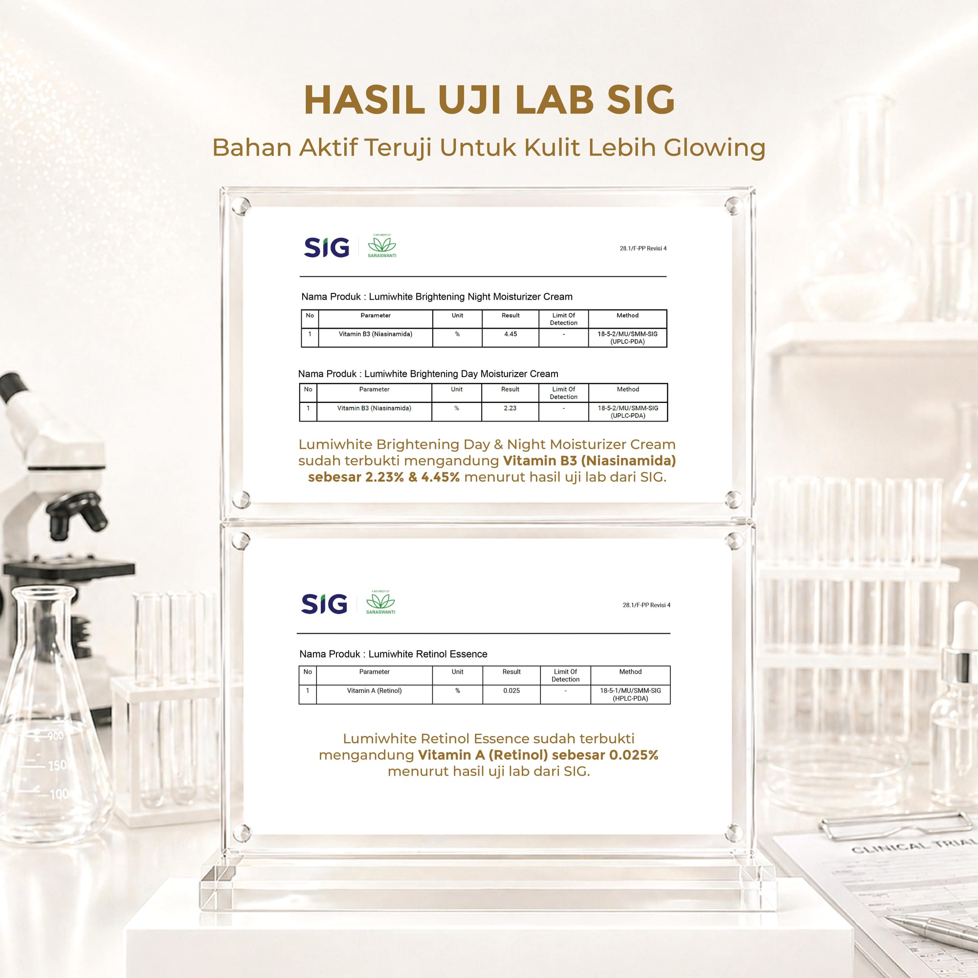 LUMIWHITE - Paket Brightening Series (FREE 1 SACHET RNDM+CLOUD PADS+POUCH)