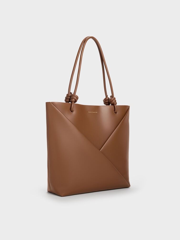 Tas Tote Geometric Midori - Chocolate