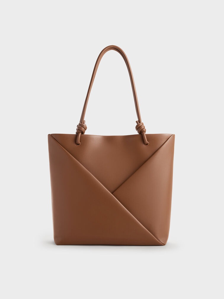 Tas Tote Geometric Midori - Chocolate