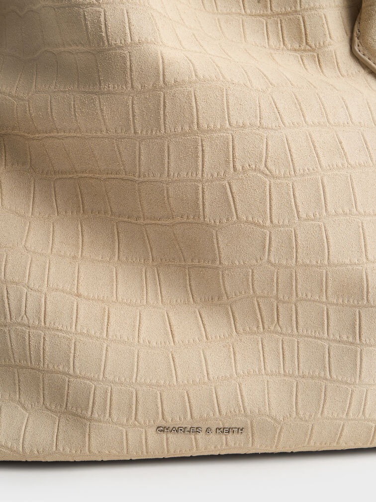 Tas Tote Chain Delfina - Dusted Oat