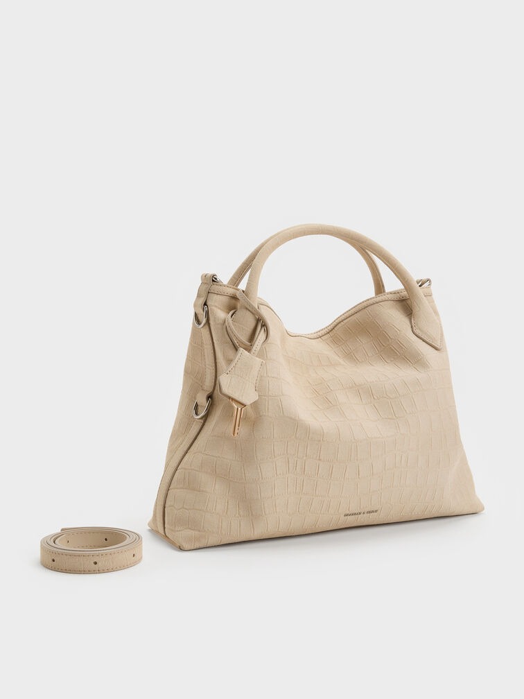 Tas Tote Chain Delfina - Dusted Oat