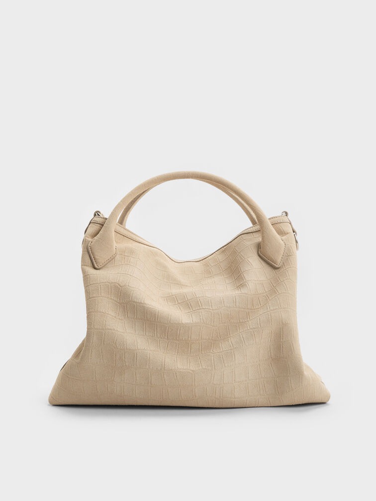 Tas Tote Chain Delfina - Dusted Oat